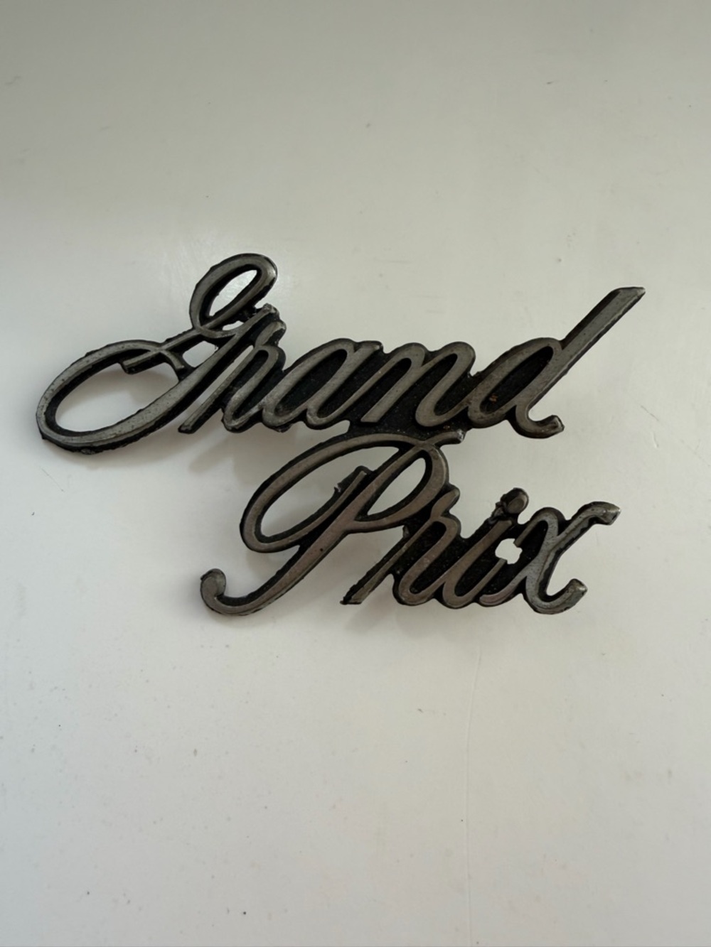Vintage 1970’s Grand Prix OEM Fender Badge Emblem